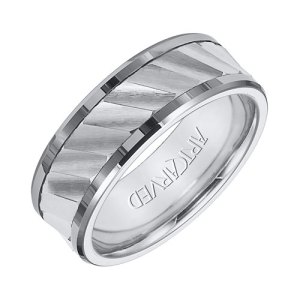 Men's Titanium Artcarved Ring